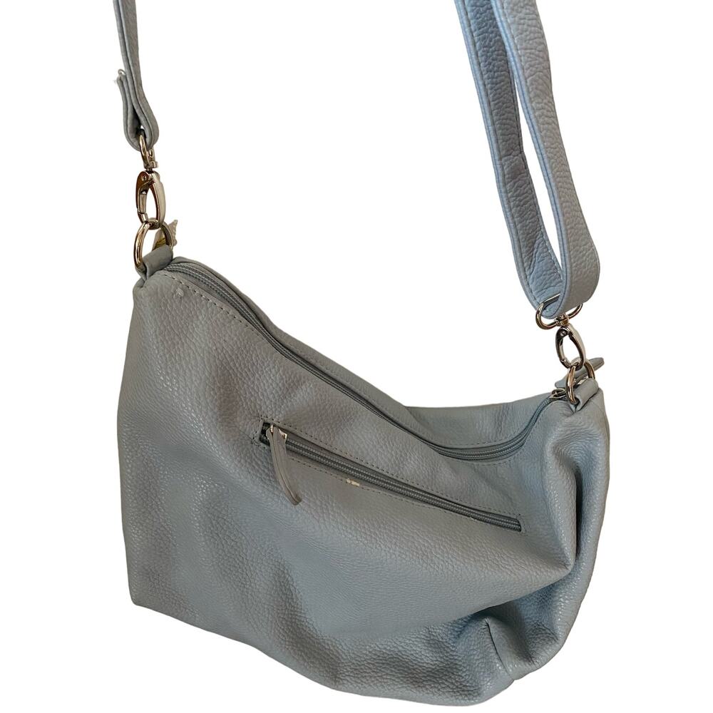 Steve Madden Pocketbook -Messenger Bag -Satchel Tote Steele Gray 14x 18 Pockets